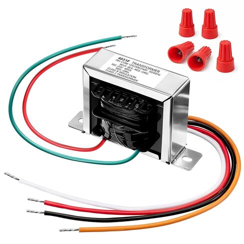 24V 40VA Control Transformer, Primary 120, 208, 240V Secondary, 24V Transformer with Foot Mount for HVAC Furnace Multi Tap in Kuwait