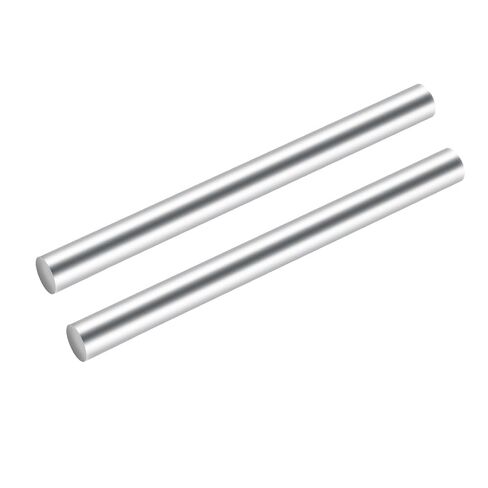 Mellewell 3/8" x 8" 304 Stainless Steel Rod, Metal Solid Shaft Smooth Round Rod for DIY Crafts, Industry and Metal Working Hobbies, 2 PCS in Saudi Arabia