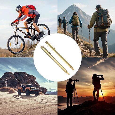 2Pcs Dowsing Rods, Retractable Divining Rods Portable Pen Stainless Steel Shape L Rod for Ghost Gold Hunting Water Energy Detection Paranormal Investigation in Saudi Arabia