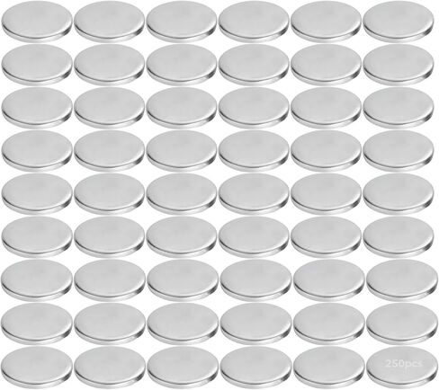 250-Pack Steel Discs, 0.2 in, Round Metal Plates for Industry in Saudi Arabia
