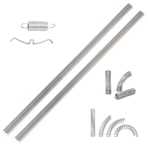 25Pcs 1mm Spring Wire Spring Steel Wire 40cm/15.7inch Straight Stainless Steel Wires for Springs Hard Music Wires Diameter 1 mm for DIY Crafts Model Airplane Helicopter Car in Saudi Arabia