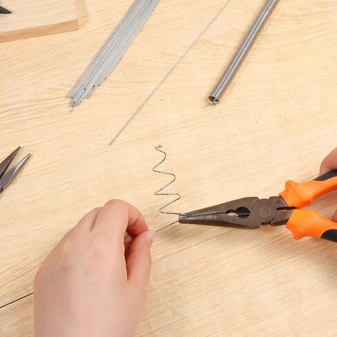 25Pcs 1mm Spring Wire Spring Steel Wire 40cm/15.7inch Straight Stainless Steel Wires for Springs Hard Music Wires Diameter 1 mm for DIY Crafts Model Airplane Helicopter Car in Saudi Arabia