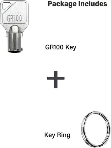 GR100 Commercial Laundry Key - Universal Tubular Key for Greenwald Whirlpool and Speed Queen Coin-Operated Washers and Dryers.Silver,Pack of 1 in Kuwait