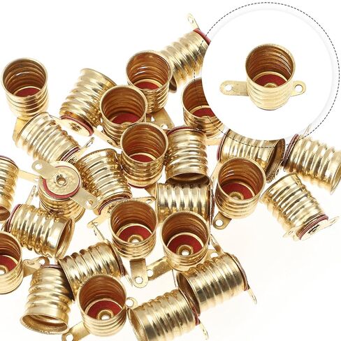 Mini Bulb Base Holder 25pcs Screw Lamp Holder Miniature Bases 12 Volt Bulb Socket in Saudi Arabia
