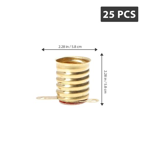 Mini Bulb Base Holder 25pcs Screw Lamp Holder Miniature Bases 12 Volt Bulb Socket in Saudi Arabia