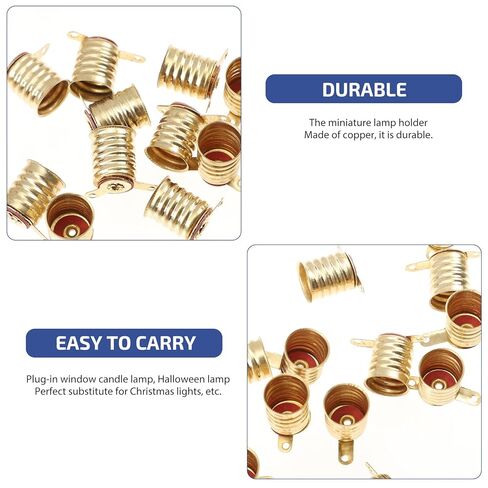 Mini Bulb Base Holder 25pcs Screw Lamp Holder Miniature Bases 12 Volt Bulb Socket in Saudi Arabia