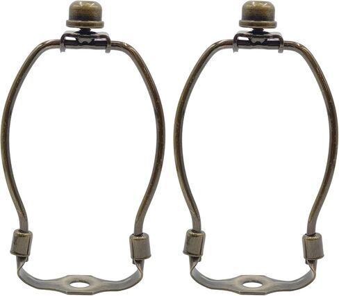 حاملات قيثارة مصباح مقاس 5 بوصات مع قواعد سرج قابلة للفصل، ودعامة خفيفة مع سرج قيثارة قياسي ونهاية مصباح، وعبوتان من ملحقات الإضاءة DIY (نحاس عتيق، 5 بوصات) in Kuwait