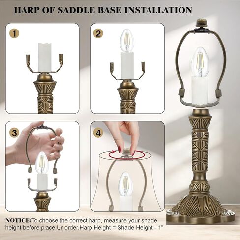 حاملات قيثارة مصباح مقاس 5 بوصات مع قواعد سرج قابلة للفصل، ودعامة خفيفة مع سرج قيثارة قياسي ونهاية مصباح، وعبوتان من ملحقات الإضاءة DIY (نحاس عتيق، 5 بوصات) in Kuwait