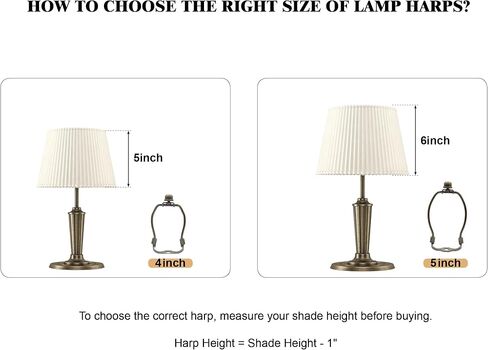 حاملات قيثارة مصباح مقاس 5 بوصات مع قواعد سرج قابلة للفصل، ودعامة خفيفة مع سرج قيثارة قياسي ونهاية مصباح، وعبوتان من ملحقات الإضاءة DIY (نحاس عتيق، 5 بوصات) in Kuwait