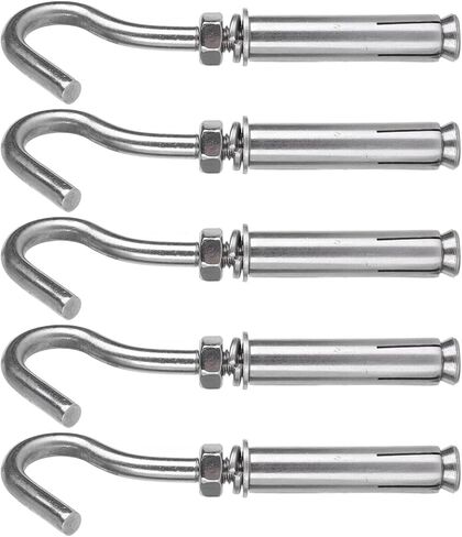 304 Stainless Steel Opening Expansion Hook, Wear Anti Anti Rust Hook for Indoor and Outdoor Use, Expansion Anchor with High Strength Holding Power (M8) in Saudi Arabia