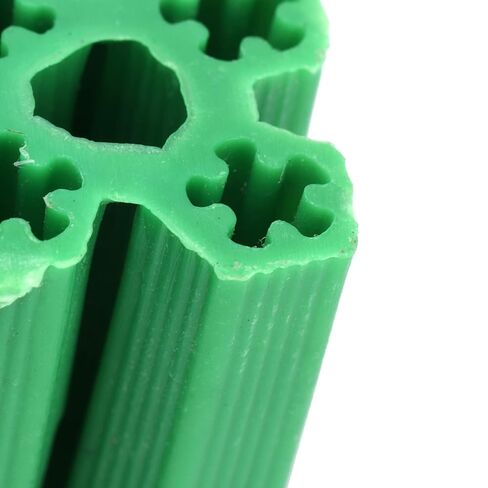 GLOGLOW Green Plastic Masonry Screw, Durable Expansion Tube and M6 Rubber Plug for Wall Anchoring Heavy Loads in Saudi Arabia