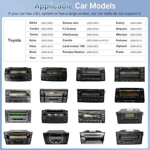 for Toyota Corolla 2009 2010 2011 2012 2013 Radio Stereo with Wireless Carplay Android Auto,9 Inch Touch Screen, Bluetooth,GPS,WiFi,SWC,Backup Camera in Kuwait