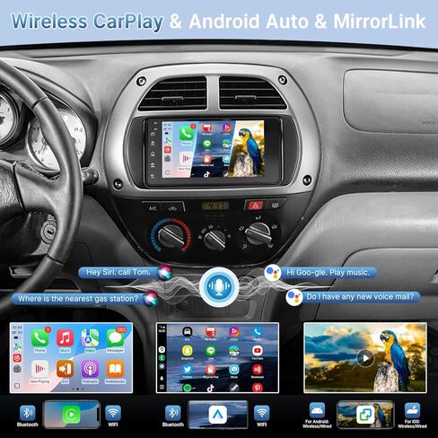 for Toyota Corolla 2009 2010 2011 2012 2013 Radio Stereo with Wireless Carplay Android Auto,9 Inch Touch Screen, Bluetooth,GPS,WiFi,SWC,Backup Camera in Kuwait