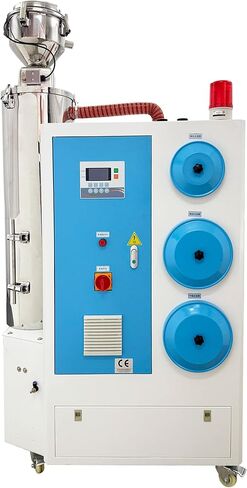 3-in-1 Plastic Granule Dehumidifier Dryer 3 in 1 Industrial Plastic Dehumidifying Dryer 25kg Plastics Granule Dehumidifying, Drying, Feeding System, 30m³/Hr Air Volume, AC220V Triple-Phase in Kuwait