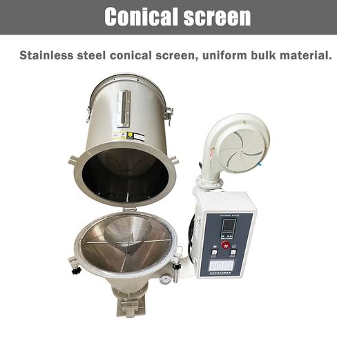 100kg Hopper Type Plastic Dryer Stainless Steel Hot Air Plastic Drying Machine 220V 5000W 3 Phase in Kuwait