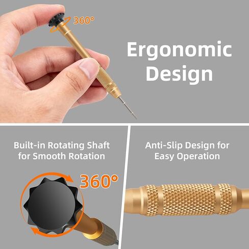 HiBloks Screwdriver and Screw Set for Ray-Ban Meta Wayfarer/Skyler/Headliner Gen 2 & Oakley Meta HSTN Eyeglass Temple Accessories, Includes 1Pc Screwdriver & 10Pcs Screws for Meta Gen 2 Smart Glasses in Kuwait