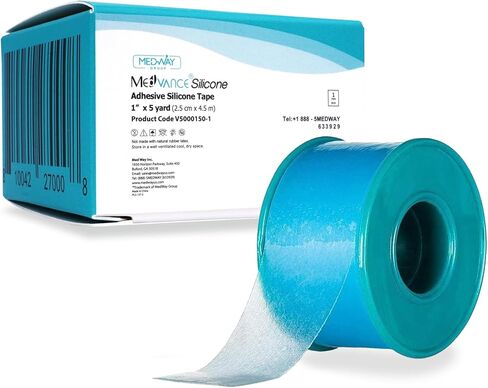 MedVance Silicone Tape 2" Wide Soft with Perforation and Cuttable (1 Pack, 5 Yards) in Saudi Arabia