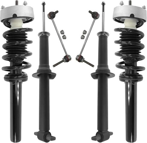 Detroit Axle - 6pc Struts Struts Struts Kit لعام 2011-2016 Hyundai Elantra 2012 2013 2014 STRUTS مع SWAND SWANE SWANE SWAND LINCSEN in Kuwait