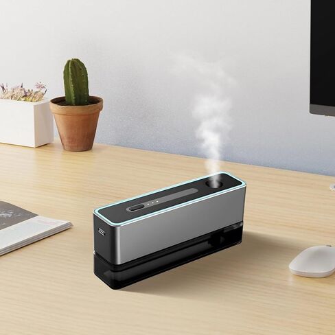 Led Lighting and Touch Control with Alloy Build, Hotel Home Office for Modes Three, USB Charging with 0.5 L Essential Oil Desk Mini Nebulizer in Kuwait