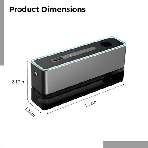 Led Lighting and Touch Control with Alloy Build, Hotel Home Office for Modes Three, USB Charging with 0.5 L Essential Oil Desk Mini Nebulizer in Kuwait