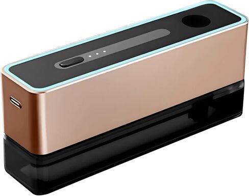 0.5 L Mini Essential Oil Nebulizer, Portable Aromatherapy Diffuser, USB Rechargeable, Three Modes, Touch Control, Alloy Design for Office, Home, Hotel in Kuwait