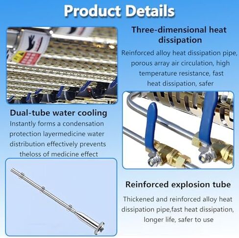 15L Electric Nebulizer for Gardens, Pulse Jet Thermal Fogger, 360° Multi-Directional Sprayer for Indoor/Outdoor Disinfection, Perfect for Farmland and Pesticide Application in Kuwait