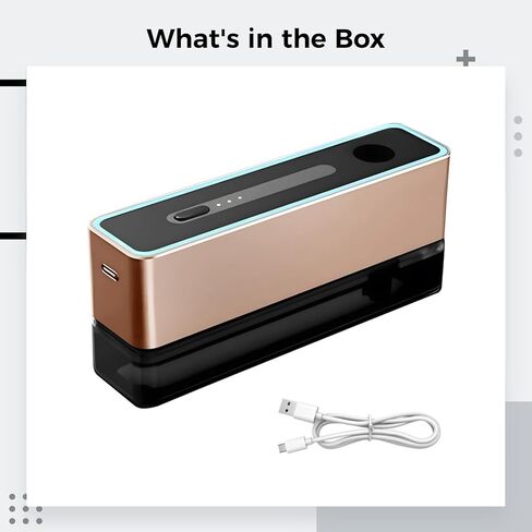 0.5 L Aromatherapy Nebulizer, USB Charging Mini Diffuser for Desk with Led Light, Touch Control, Alloy Build in Kuwait