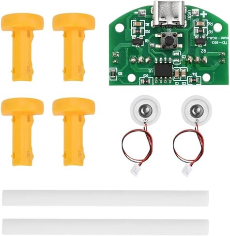 DC 5V Ultraisonic Nebulizer Module Sprayer DIY Humidifier Electronic Board with LED Light Type - C InteRIFace in Saudi Arabia
