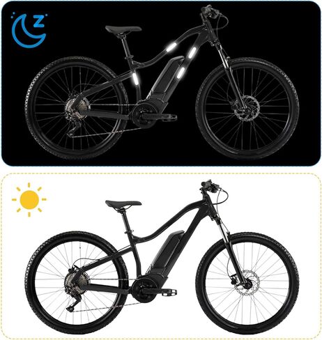 20PCS Black Reflective Tape, Reflective Stickers for Helmet, Night Visibility for Motorcycle Helmet Bike Scooter (Blsck) in Saudi Arabia