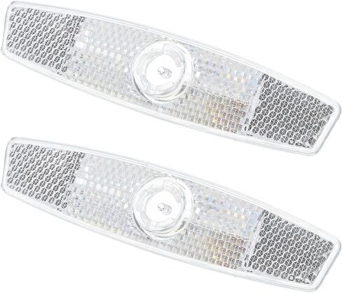 2 Pack Bike Spoke Reflectors, Safety Warning Reflector Bicycle Wheel Reflectors, Bike Front and Rear Reflector for Night Cycling Mountain Bikes Road Bikes in Saudi Arabia