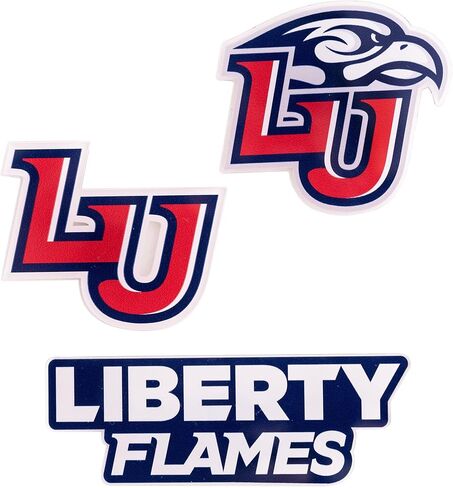 Desert Cactus Liberty University Acrylic Magnet 3 Pack LU Flames Decorative Design Officially Licensed (Magnet Set A) in Saudi Arabia