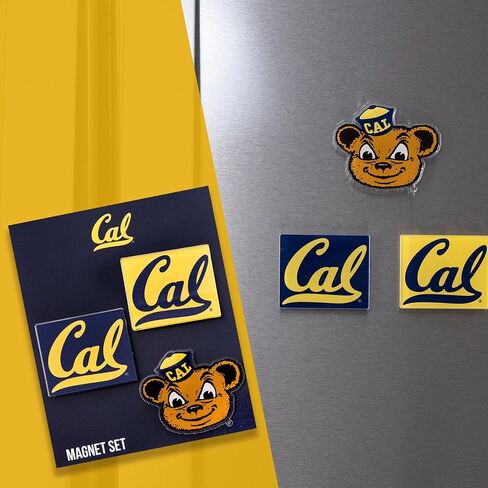 مغناطيس أكريليك من جامعة صبار الصحراء في كاليفورنيا، بيركلي، 3 عبوات من UC Berkeley Golden Bears، تصميم مزخرف مرخص رسميًا (مجموعة المغناطيس A) in Saudi Arabia