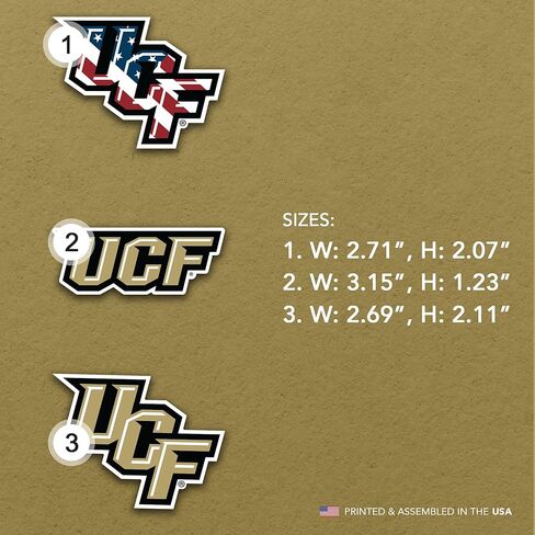 Desert Cactus University of Central Florida Acrylic Magnet 3 Pack UCF Knights Decorative Design Officially Licensed (Magnet Set A) in Saudi Arabia