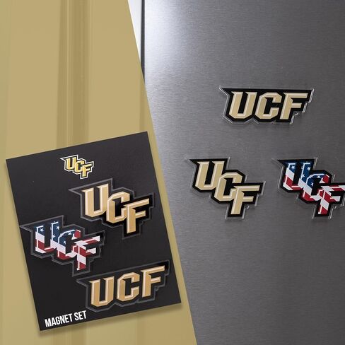 Desert Cactus University of Central Florida Acrylic Magnet 3 Pack UCF Knights Decorative Design Officially Licensed (Magnet Set A) in Saudi Arabia