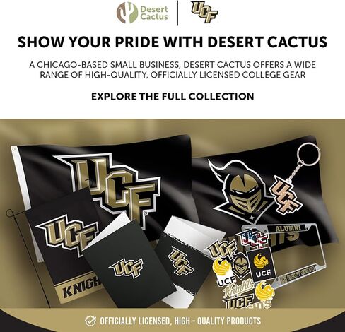 Desert Cactus University of Central Florida Acrylic Magnet 3 Pack UCF Knights Decorative Design Officially Licensed (Magnet Set A) in Saudi Arabia