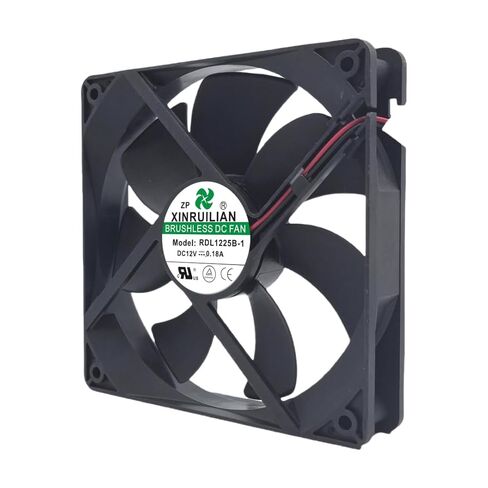 RDL1225B-1 DC12V 0.18A 2.16W 1200RPM 120MM 12CM 12025 2-Wire Cooling Fan in Kuwait