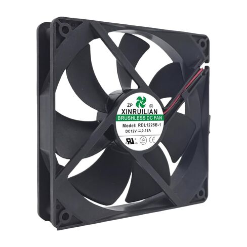 RDL1225B-1 DC12V 0.18A 2.16W 1200RPM 120MM 12CM 12025 2-Wire Cooling Fan in Kuwait