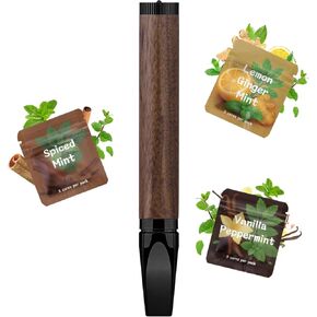 عصا التنفس المحمولة لتخفيف القلق - جهاز مخرج هواء قابل للتعديل للبالغين - أداة محمولة لتخفيف التوتر خالية من التنفس مع نكهة، هدايا التنفس التأمل للنساء والرجال in Kuwait