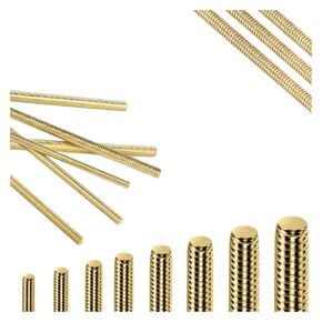 1pcs Brass Threaded Rod All Thread Stud Bar(M2,250mm) in Kuwait
