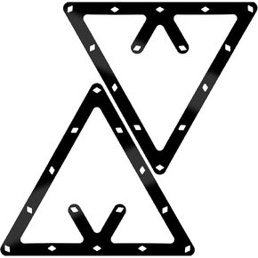 2 قطعة رف الكرة السحرية 8 كرات ، 9 كرات و 10 كرات بلياردو مثلث رف ورقة كرات البلياردو حامل مثلث جديلة الملحقات in Kuwait