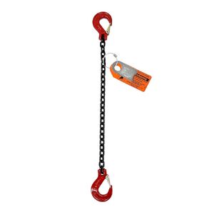 Advantage Rigging - Chain Sling - 5/8" x 5' Single Leg with Sling Hooks - Grade 80 in Kuwait