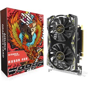 بطاقة رسومات RX 550 4GB LP GDDR5 128BIT COMPUTER CARD مع بطاقة رسومات GPU HDMI/DVI DIRECTX 12 PCI Express 3.0 X8 GPU CARD in Kuwait