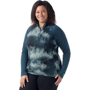 Smartwool Women's Classic Thermal Merino Base Layer 1/4 Zip Plus in Kuwait