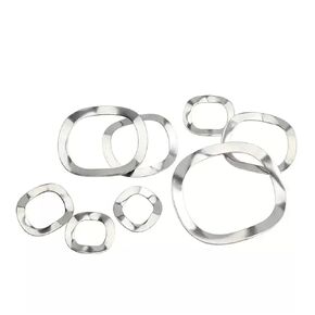 Wave Washers, M3 M4 M5 M6 M8 M10-M51 304 Stainless Steel Bearing Shafts Three Wave Crest Type Spring Washer Gasket in Kuwait