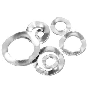 Wave Washers, M3 M4 M5 M6 M8 M10 M12 Spring Wave Washer Gasket Crinkle Sets Stainless Steel Wavy Washers in Kuwait