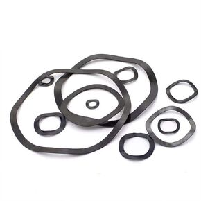 Wave Spring Washers, 100Pcs DIN137B M3 M4 M5 M6 M8 M10 M12 Black Steel 65MN Wave Washers Spring Washer in Kuwait