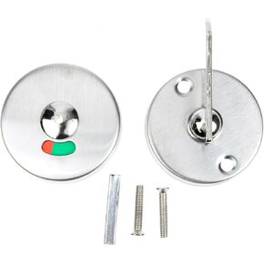 قفل رافعة للخصوصية في المرحاض العام مع مؤشر شاغر لأبواب تقسيم الحمام، أجهزة باب بلاستيكية لخصوصية الحمام، ملحقات الحمامات التجارية in Kuwait