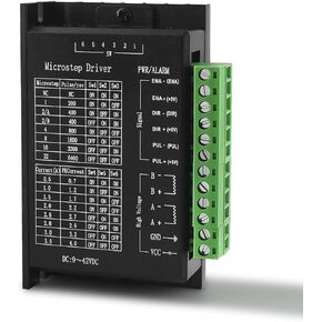 Stepper Motor Driver TB6600 4A 9-42V Nema 17 Stepper Motor Driver CNC Controller Single Axes Phase Hybrid for CNC/42 57 86 Stepper Motor (TB6600-1pcs) in Saudi Arabia