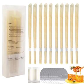 10Pcs Ear Wax Removal Tool for Wax Removal, Earwax Cleaning Tool for Ear Cleaning, Includes Cotton Swabs 1 in Kuwait