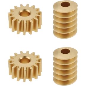 2Pcs 1/87 Static Change Gear 15T 0.2M Worm Gear with 1mm Worm Suitable for Most Model Motors in Saudi Arabia
